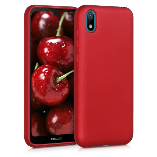 KW Θήκη Σιλικόνης Huawei Y5 2019 - Metallic Dark Red