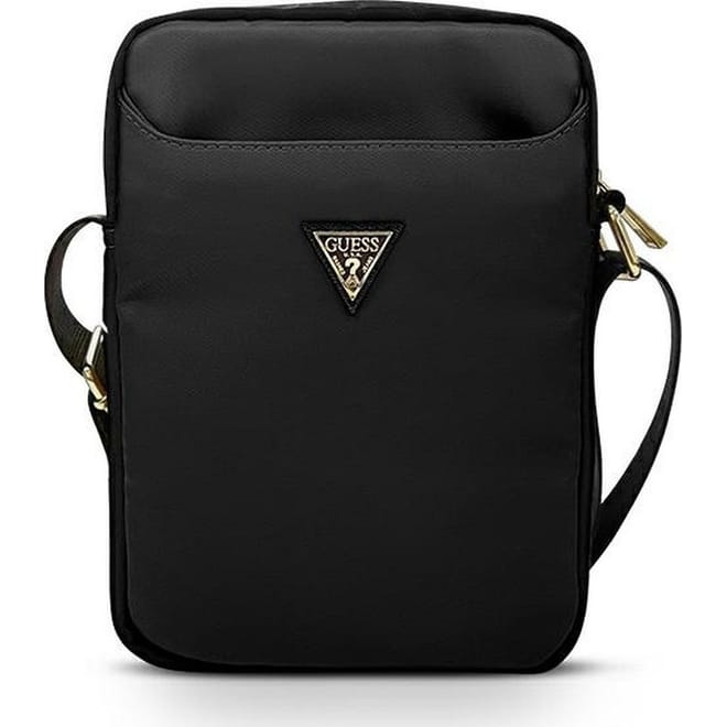 Guess Triangle Logo Tablet Bag - Universal Τσάντα Μεταφοράς Tablet 10" - Black