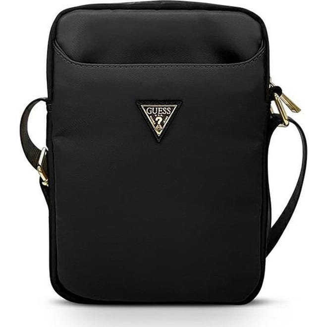 Guess Triangle Logo Tablet Bag - Universal Τσάντα Μεταφοράς Tablet 8" - Black