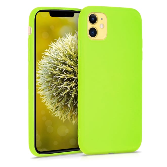 KW Θήκη Σιλικόνης Apple iPhone 11 - Neon Yellow