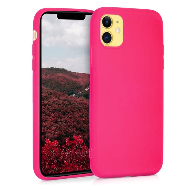 KW Θήκη Σιλικόνης Apple iPhone 11 - Neon Pink
