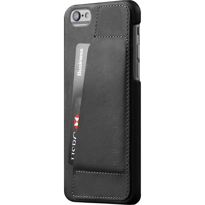MUJJO Full Leather Wallet Case - Δερμάτινη Θήκη-Πορτοφόλι iPhone 6 Plus / 6S Plus - Black