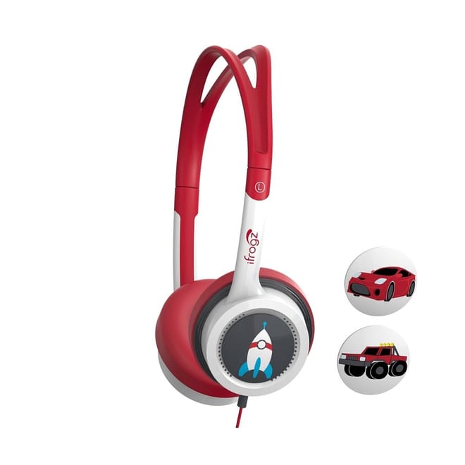 Zagg Little Rockerz Costume Headphones - Ακουστικά Κεφαλής για παιδιά - Red / White 