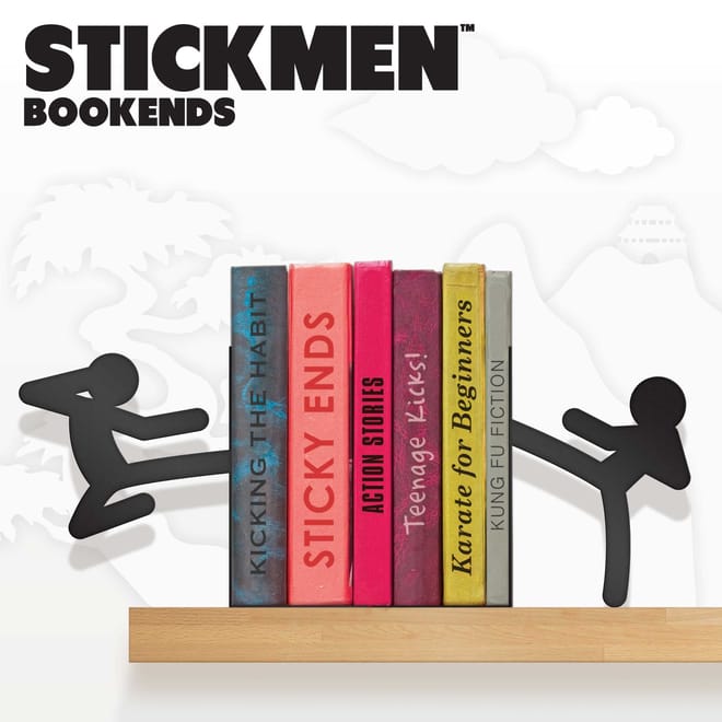 Μεταλλικοί Βιβλιοστάτες «Stickmen»