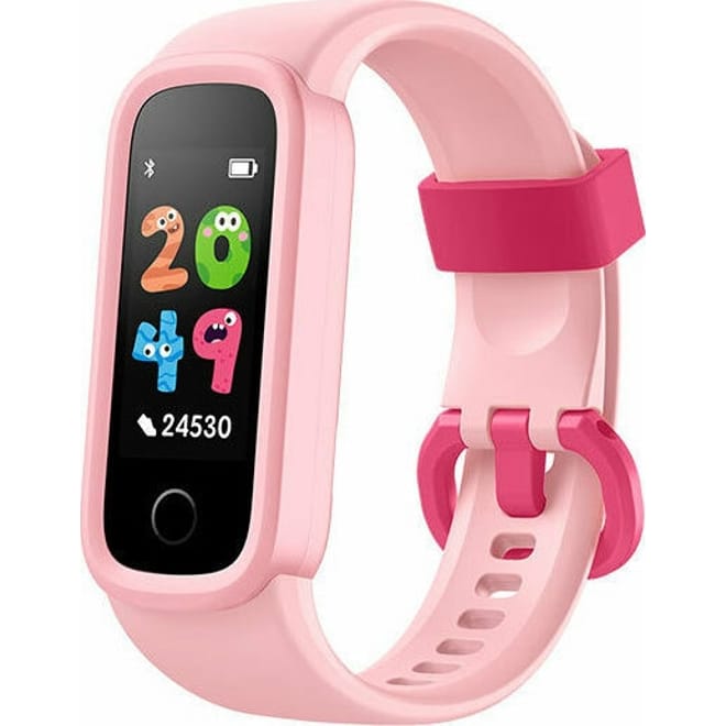 Kiddoboo Smart Band - Αδιάβροχο Ψηφιακό Παιδικό Smartwatch - Pink