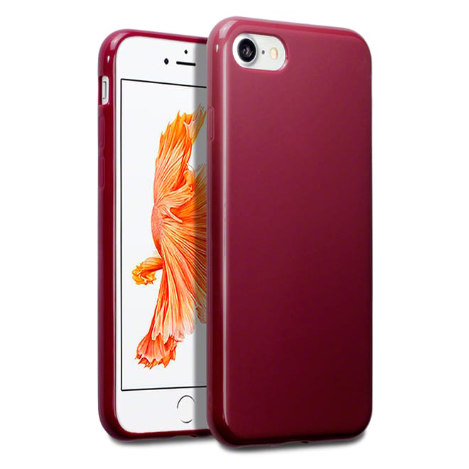Θήκη Σιλικόνης iPhone 7 Κόκκινη
