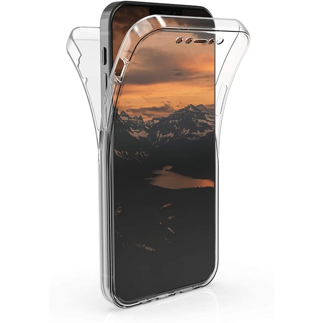 KWmobile Διάφανη Θήκη Σιλικόνης Full Body Apple iPhone 12 / 12 Pro - Transparent