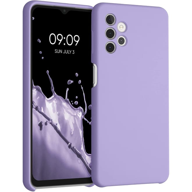 KWmobile Θήκη Σιλικόνης Samsung Galaxy A32 5G - Soft Flexible Rubber Cover - Violet Purple