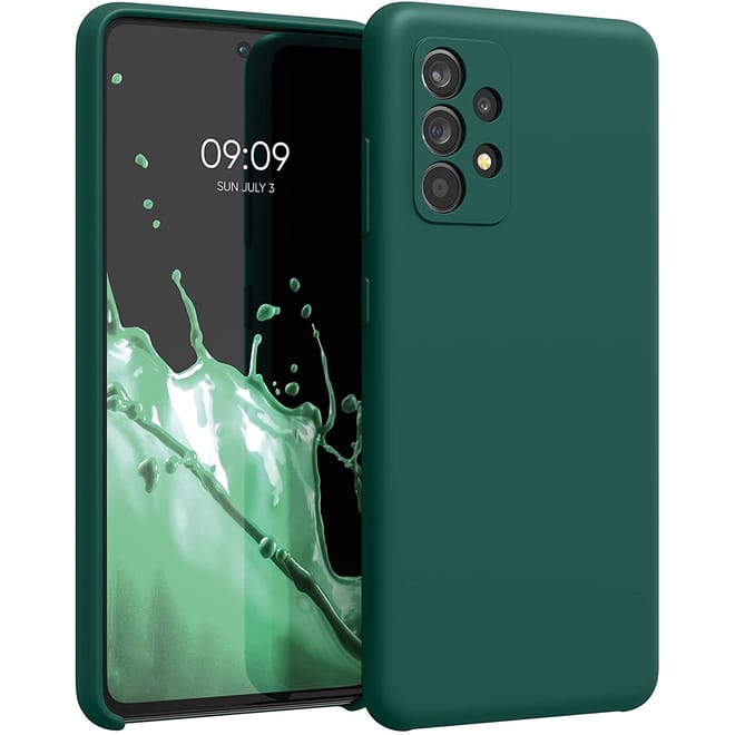 KWmobile Θήκη Σιλικόνης Samsung Galaxy A52 / A52s 5G - Soft Flexible Rubber Cover - Turquoise Green 
