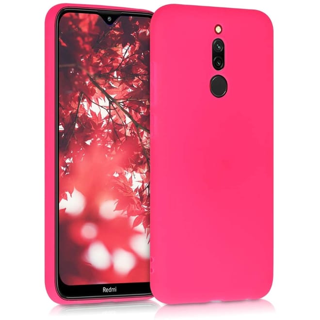 KWmobile Θήκη Σιλικόνης Xiaomi Redmi 8 - Neon Pink 