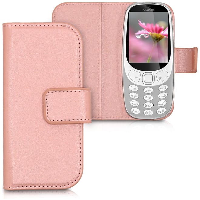 KW Θήκη - Πορτοφόλι Nokia 3310 2017 - Pink