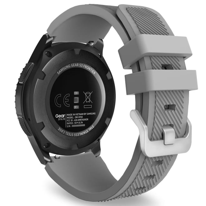 Ανταλλακτικό Λουράκι Σιλικόνης Samsung Galaxy Watch 46mm - Gray