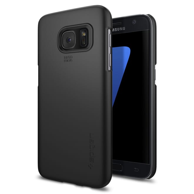 Μαύρη Πλαστική Θήκη Galaxy S7 Spigen