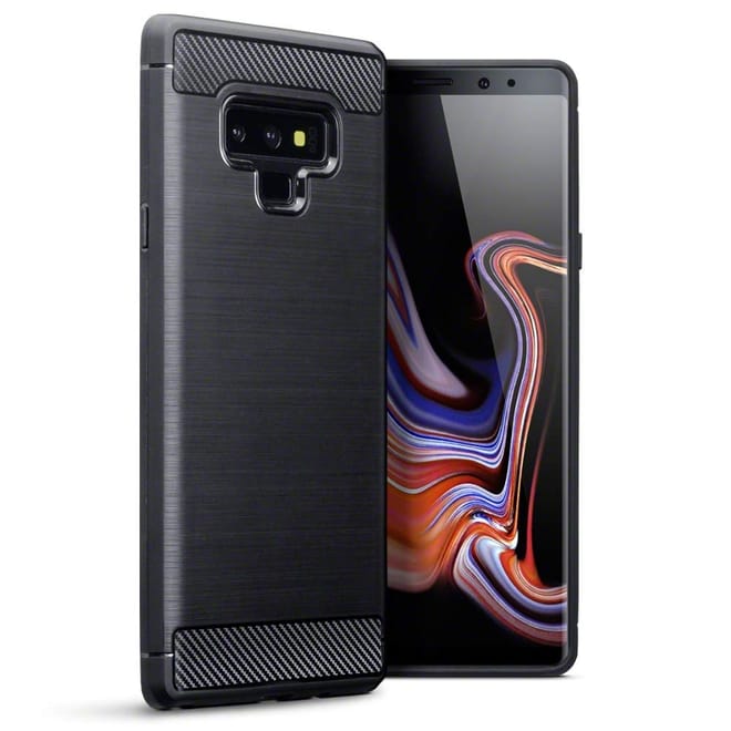 Terrapin Θήκη Σιλικόνης Carbon Fibre Design Samsung Galaxy Note 9 - Black