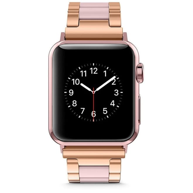Tech-Protect Μεταλλικό Λουράκι Modern Apple Watch SE/9/8/7/6/5/4 (41/40mm) - Pearl 