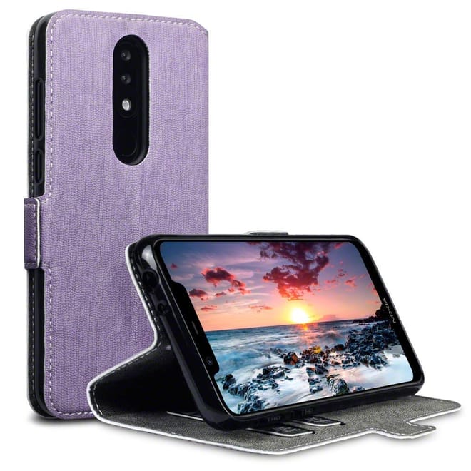 Terrapin Θήκη - Πορτοφόλι Nokia 5.1 Plus - Purple