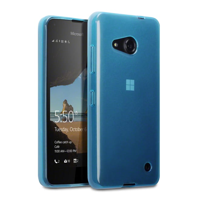 Μπλέ Ημιδιάφανη Θήκη Lumia 550