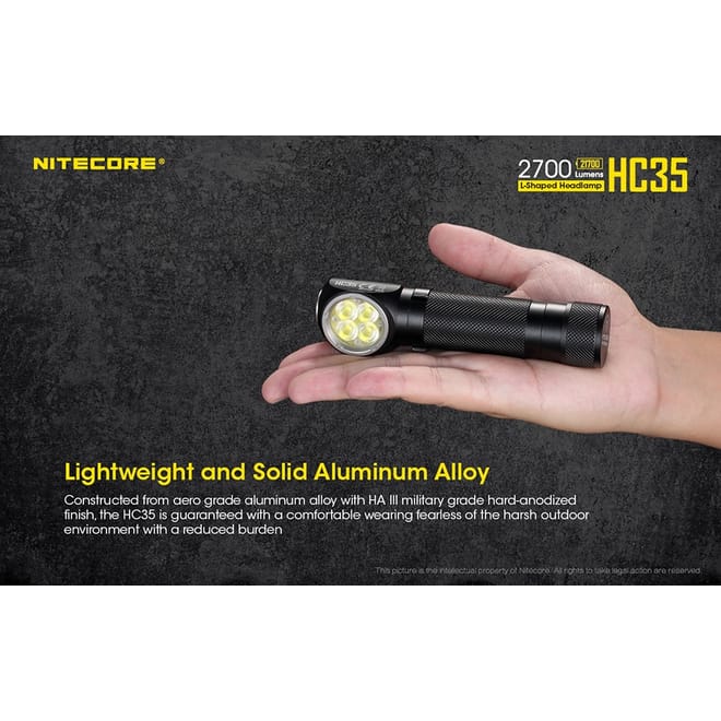 Nitecore Combo HC35 Rechargeable LED Headlamp - 2700 Lumen w/Battery Nitecore Combo HC35 Rechargeable LED Headlamp - 2700 Lumen w/Battery