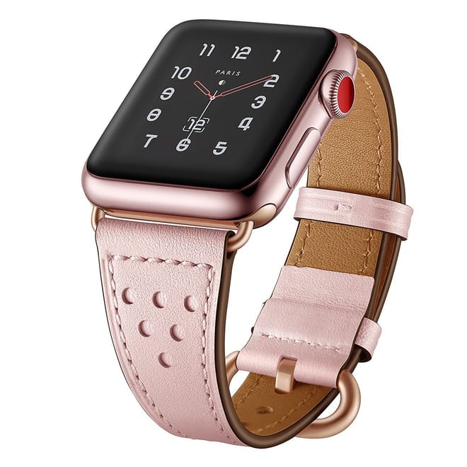 Ανταλλακτικό Λουράκι Tech-Protect Milano Apple Watch 4/3/2/1 (42/44mm) - Pink / Gold - OEM