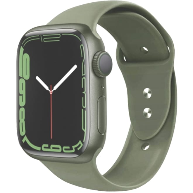 Tech-Protect Λουράκι Σιλικόνης Apple Watch Ultra2/Ultra1/SE/9/8/7/6/5/4 (49/45/44mm) - Army Green
