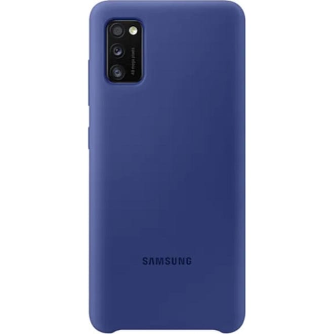 Official Samsung Silicone Cover Θήκη Σιλικόνης Samsung Galaxy A41 - Blue 