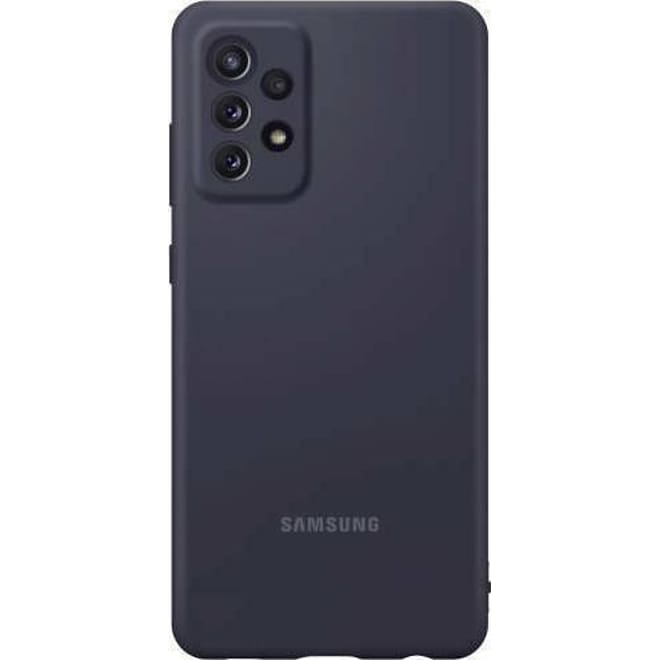 Official Samsung Silicone Cover Θήκη Σιλικόνης Samsung Galaxy A72 - Black