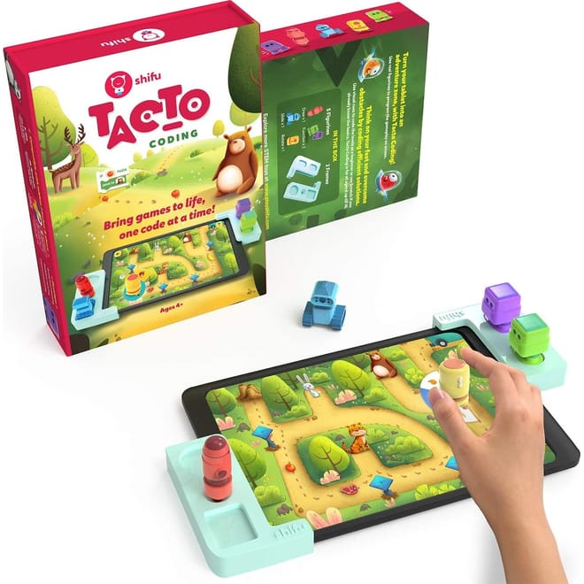 Plugo Tacto Coding by PlayShifu - Σύστημα Παιδικού Παιχνιδιού που Μετατρέπει το Tablet σας σε Διαδραστικό Επιτραπέζιο Παιχνίδι