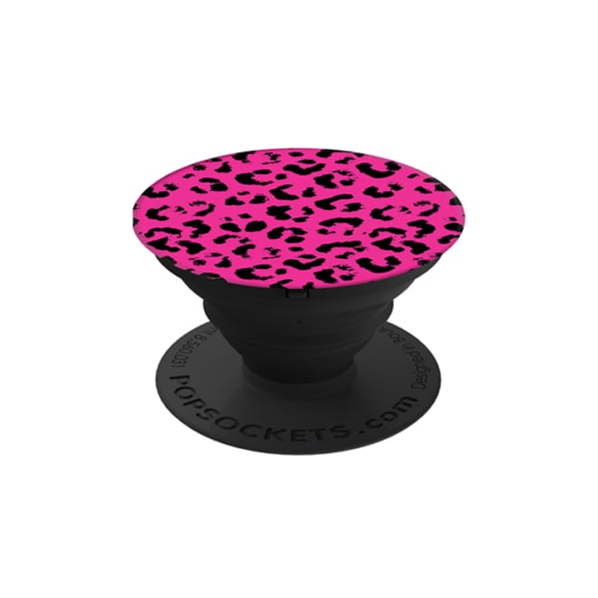 PopSocket Yo Leopard - Pink Black