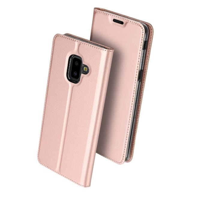 Duxducis Θήκη - Πορτοφόλι Samsung Galaxy J6 Plus 2018 - Rose Gold