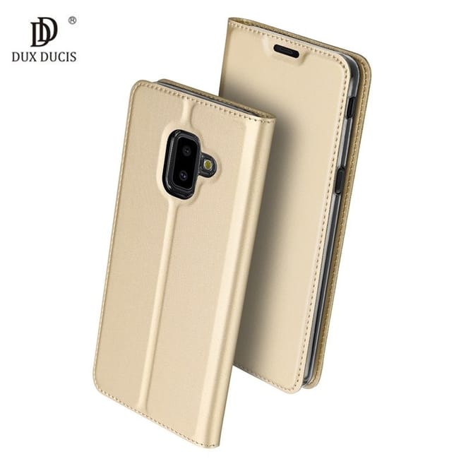 Duxducis Θήκη - Πορτοφόλι Samsung Galaxy J6 Plus 2018 - Gold