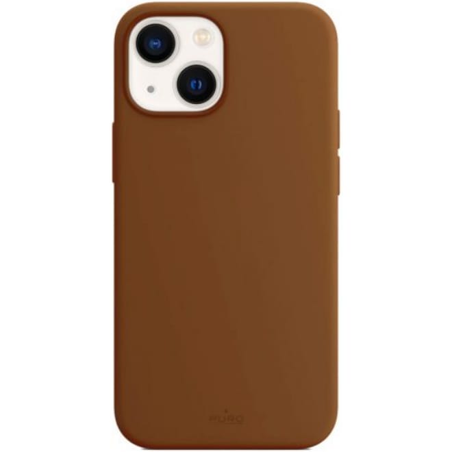 Puro Sky Premium Eco Leather Look - Σκληρή Θήκη Apple iPhone 13 - Brown