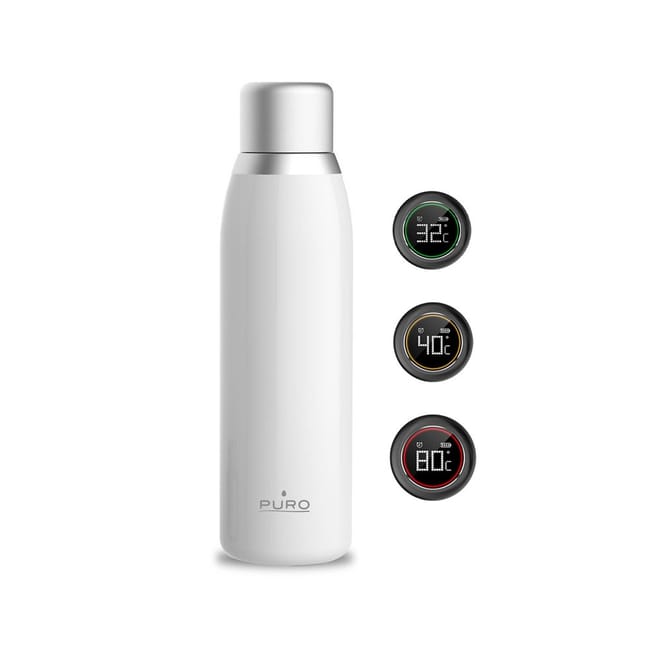 Puro Smart Thermic Bottle - White