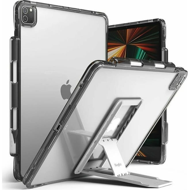 Ringke Fusion Combo Outstanding - Θήκη Apple iPad Pro 12.9'' 2022 / 2021 - Smoke Black / Light Gray