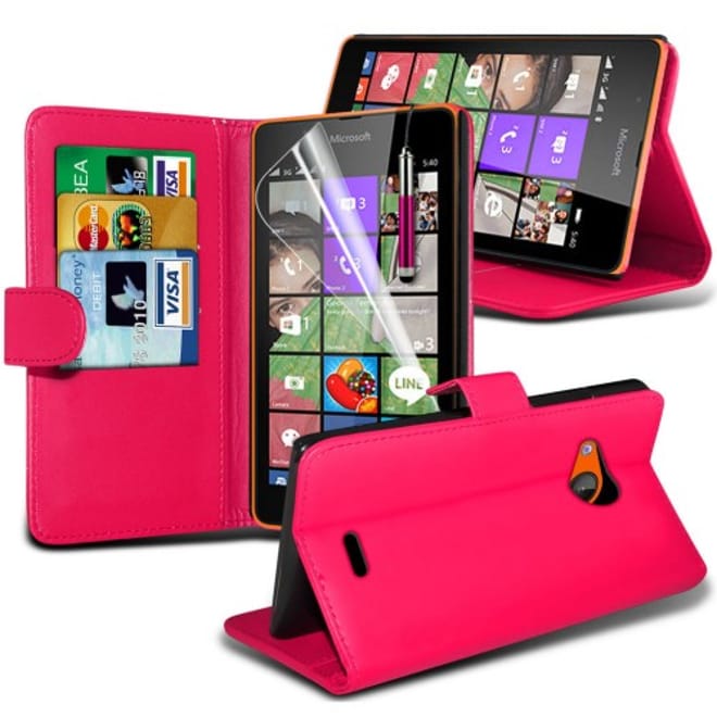 Ροζ Πορτοφόλι Lumia 540