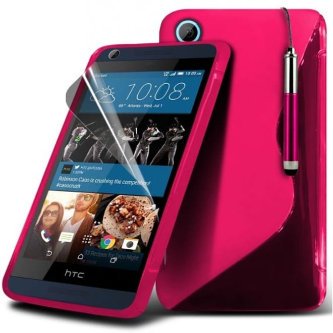 Ροζ Ημιδιάφανη Θήκη HTC Desire 626