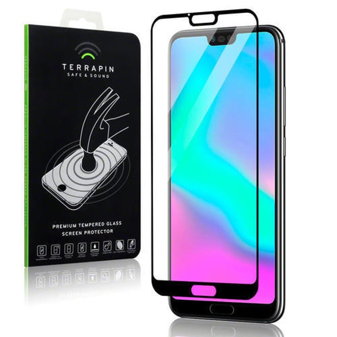 Terrapin Tempered Glass - Αντιχαρακτικό with Black Edge Γυαλί Οθόνης Huawei Honor 10