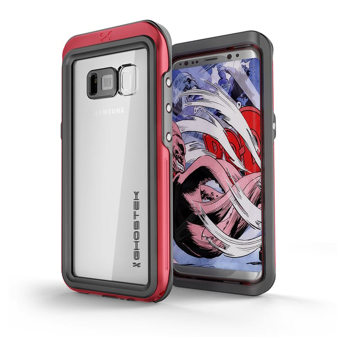 Ghostek Atomic 3 Αδιάβροχη Θήκη Samsung Galaxy S8 - Red