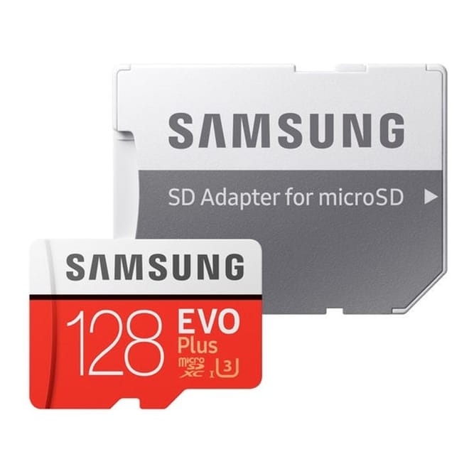 Samsung Κάρτα Μνήμης microSD EVO Plus 128GB Class 10 100MB/s UHS-I 