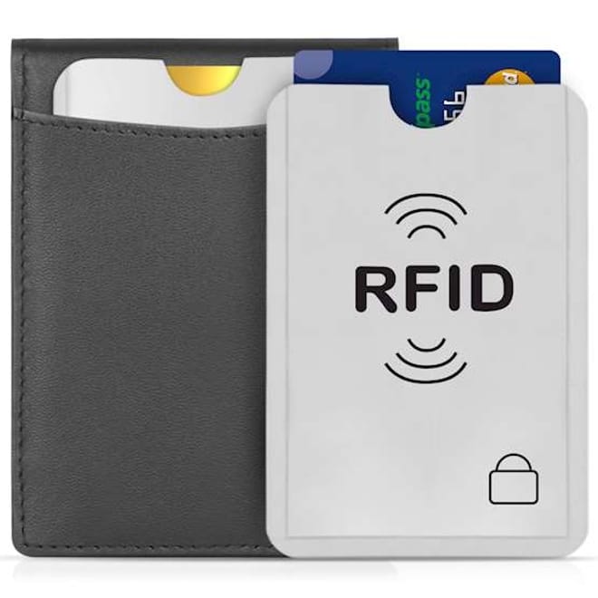 Savisto RFID Card Sleeves - Αντικλεπτικές Θήκες για Πιστωτικές Κάρτες - 20 τμχ - Silver