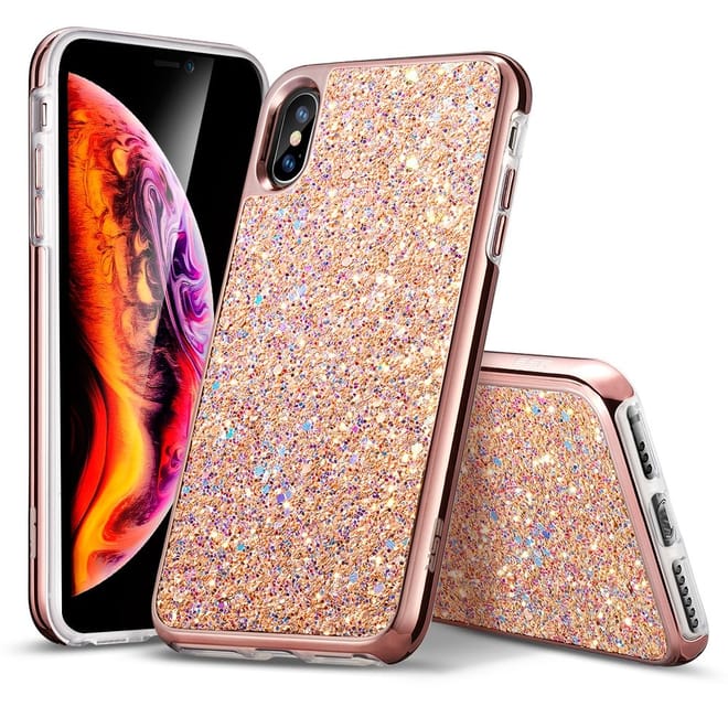 ESR Glitter Shine Θήκη iPhone XS Max - Rose Gold