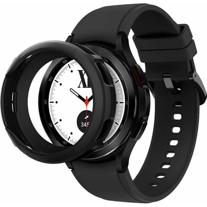 Spigen Liquid Air Θήκη Σιλικόνης - Samsung Galaxy Watch Classic 4 42mm - Matte Black