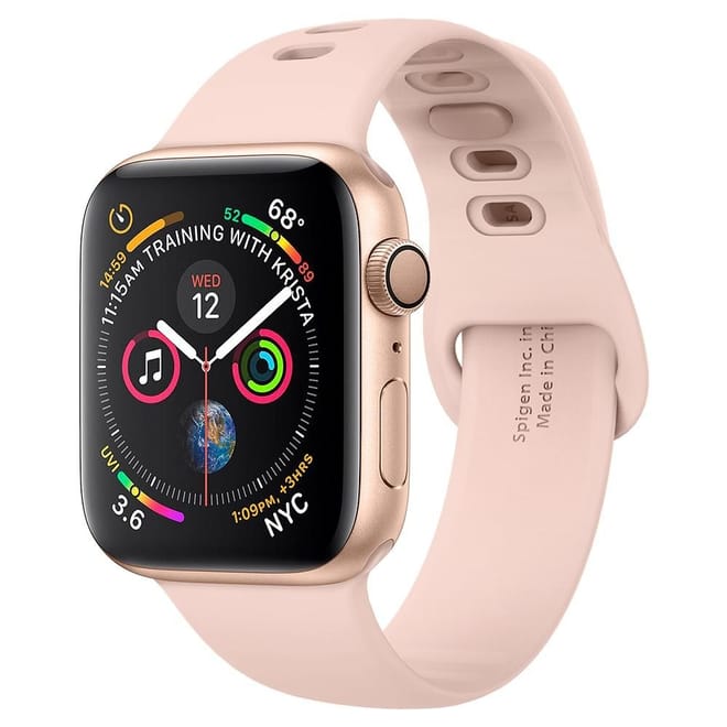 Spigen Air Fit Λουράκι Σιλικόνης Apple Watch SE/6/5/4/3 (44/42mm) - Rose Gold