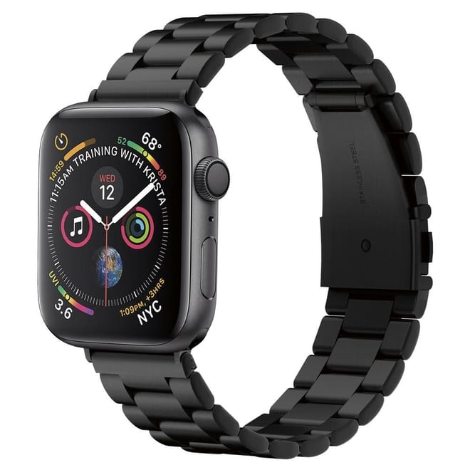 Spigen Modern Fit Μεταλλικό Λουράκι Apple Watch Ultra2/Ultra1/SE/9/8/7/6/5/4 (49/45/44mm) - Black