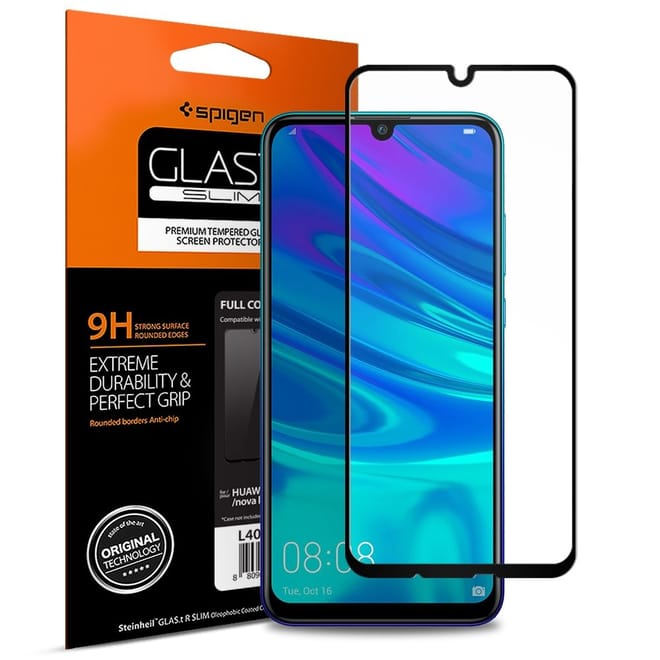 Spigen Premium Tempered Glass - Αντιχαρακτικό Γυάλινο Screen Protector Huawei P Smart 2019 / Honor 10 Lite - Full Cover