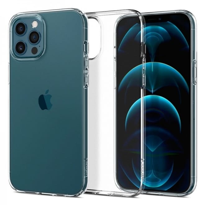 Spigen Θήκη Liquid Crystal Apple iPhone 12 / 12 Pro - Crystal Clear 