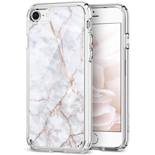 Spigen Θήκη Ultra Hybrid 2 Marble iPhone 8 / 7 - Carrara White