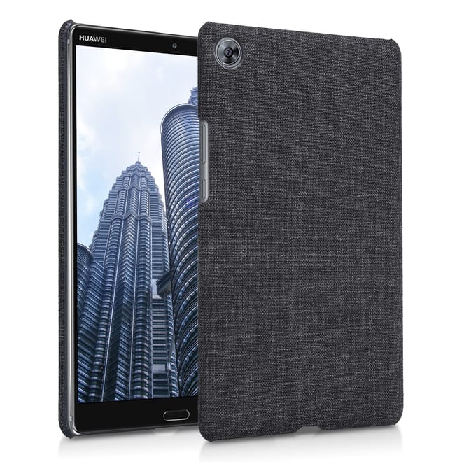 KW Fabric Σκληρή Θήκη Huawei MediaPad M5 8.4" - Dark Grey
