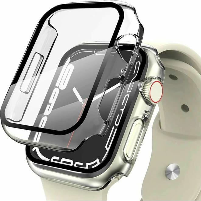 Tech-Protect Defence360 - Θήκη με Tempered Glass Apple Watch 9 / 8 / 7 (41mm) - Clear