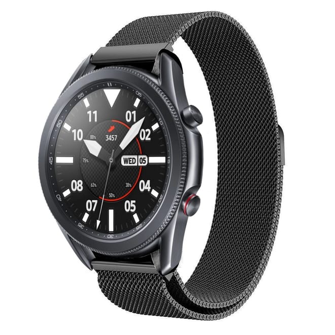 Tech-Protect Μεταλλικό Λουράκι Milaneseband Samsung Galaxy Watch 3 45mm - Black