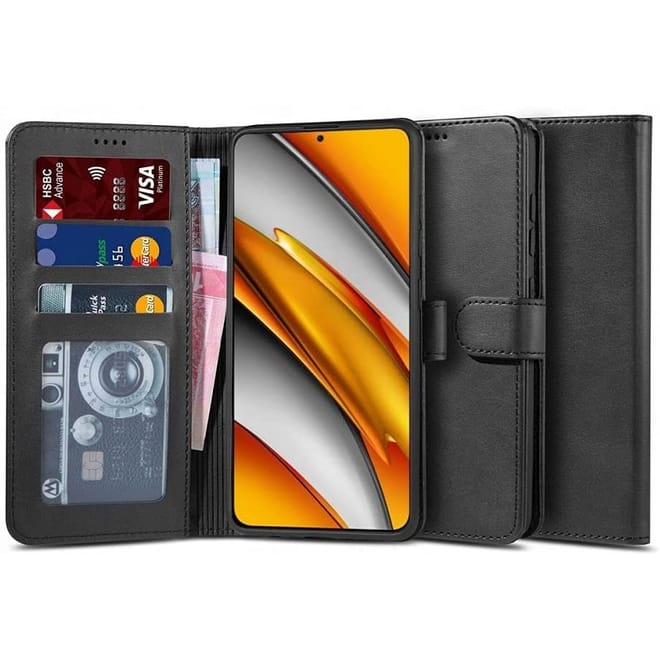 Tech-Protect Wallet 2 - Θήκη Πορτοφόλι Xiaomi Poco F3 - Black